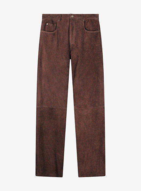 Pantalon jean bruin suede