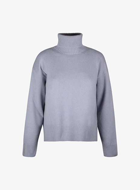 Pull zacht blauw met turtle