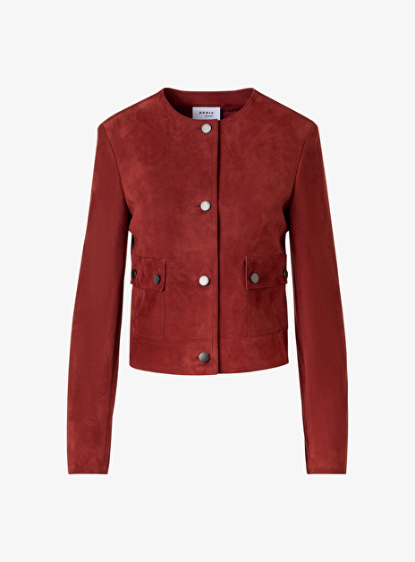 Blazer jasje suede bordeaux