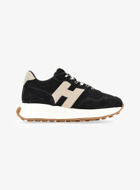 Sneaker h641 zwart met witte h