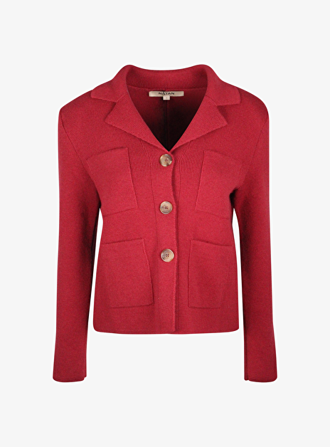Vest blazer oriana wol bordeaux