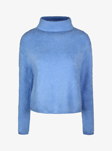 Pull sandy licht blauw brushed cashmere