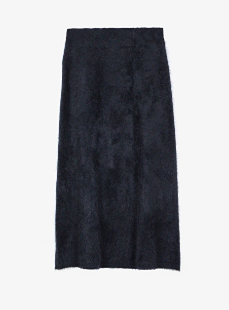 Rok asta zwart brushed cashmere