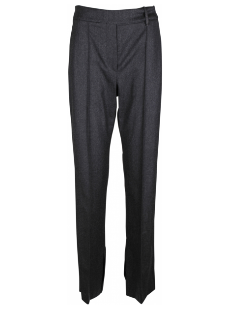 Pantalon wol antraciet