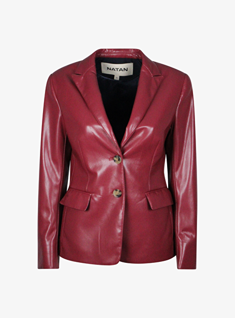 Blazer fedun2 leder bordeaux