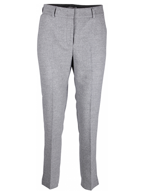 Pantalon flannel lichtgrijs mellee