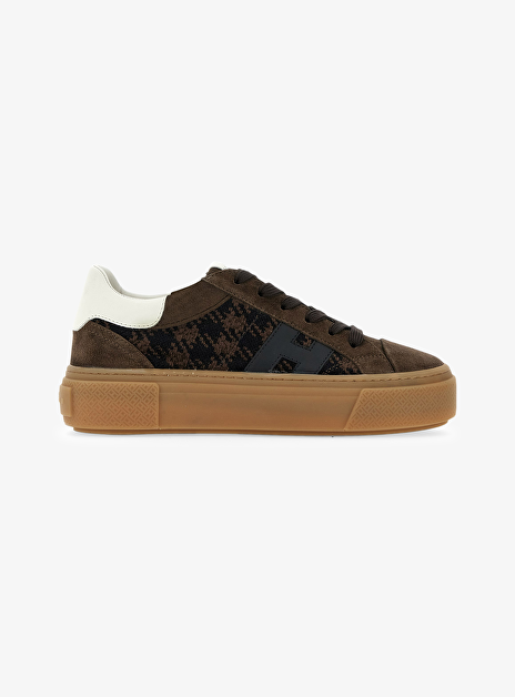 H705 Sneaker Bruin Ruit
