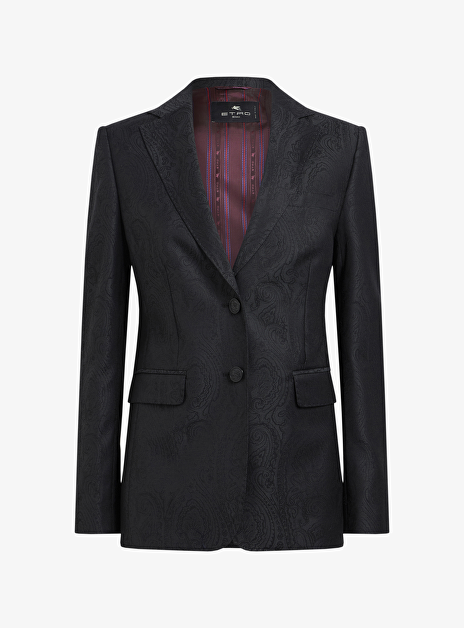 Blazer Wol Zwart