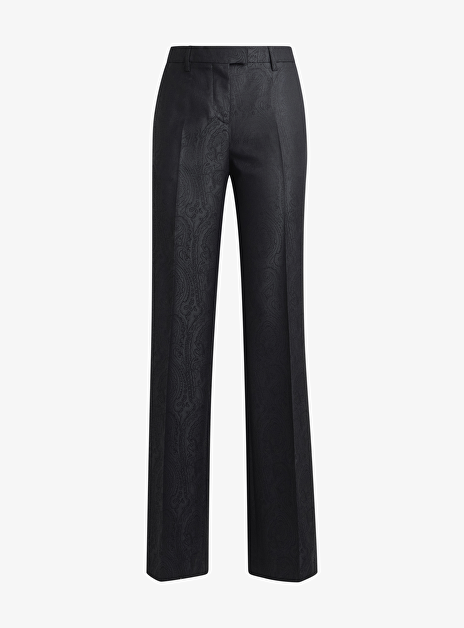 Pantalon Wol Zwart