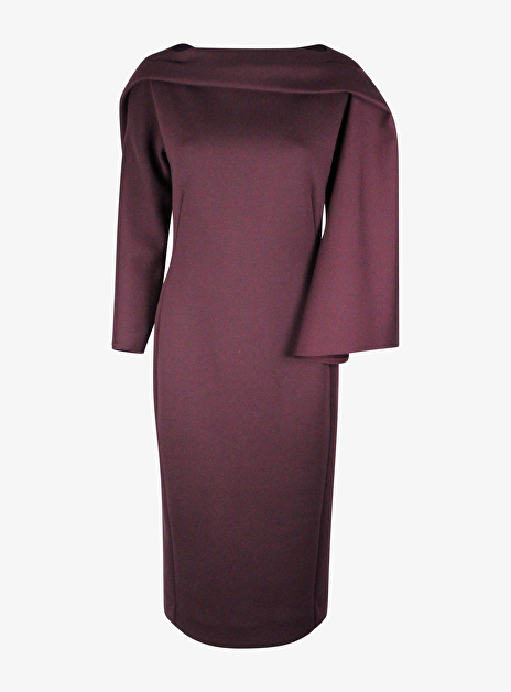 Fadoli Jurk Scuba Aubergine