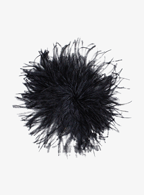 Fuego Broche Pluimen Zwart