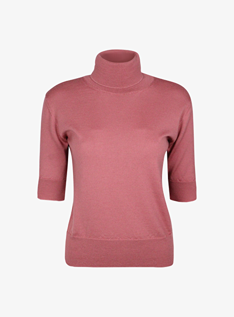 Ocelia col Pull Wol Oud Roze