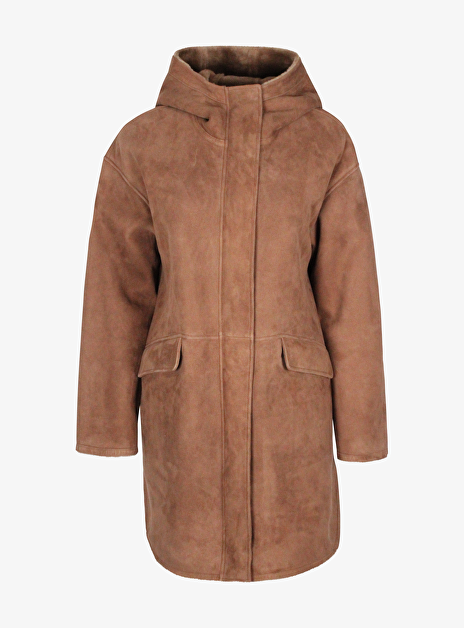 Lammy Parka Suède Cognac