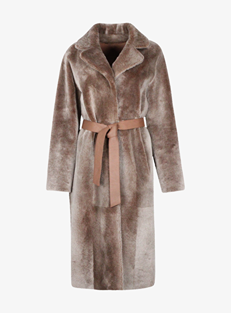 Jas Lammy Reversible Leer Bruin
