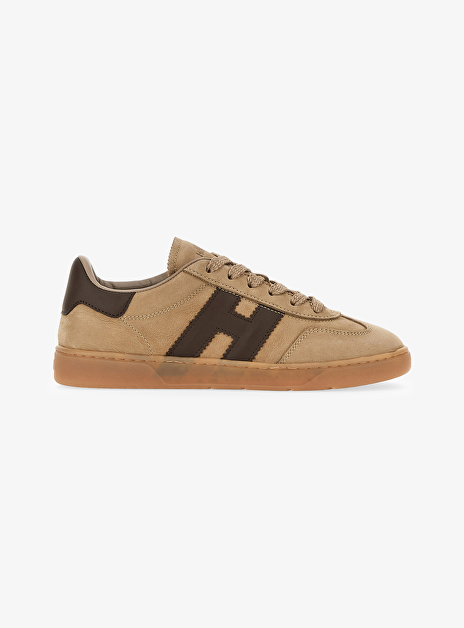 Cool Sneaker Nubuck Leer Camel
