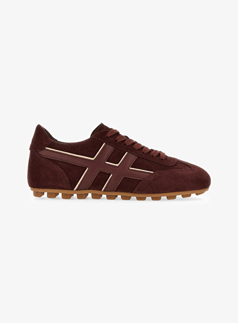 H693 Olympia Sneaker Suède Bordeaux
