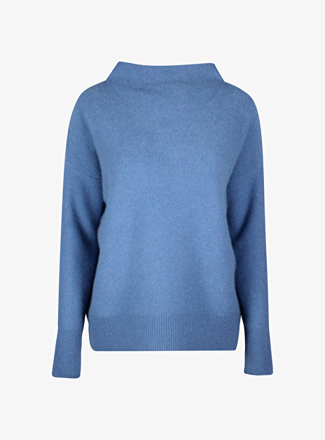 Pull Soft Touch Boiled Wool Blauw