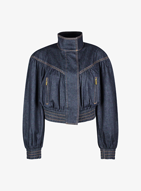 Denim Handkerchief Bomber
