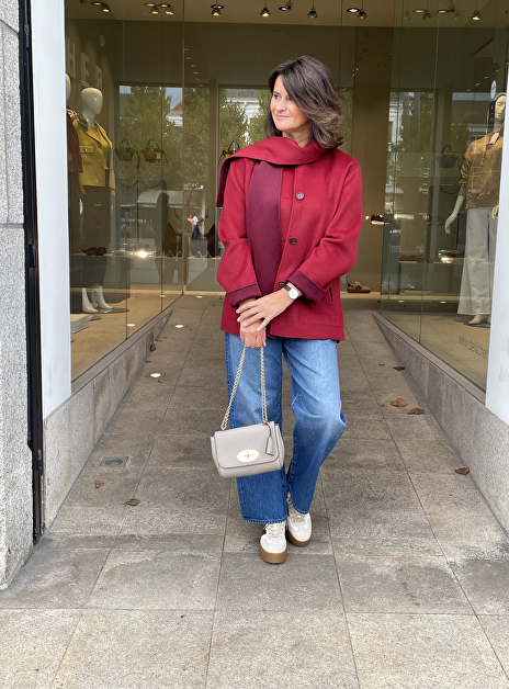 Viktoria Jas Revesible Rood Bordeaux