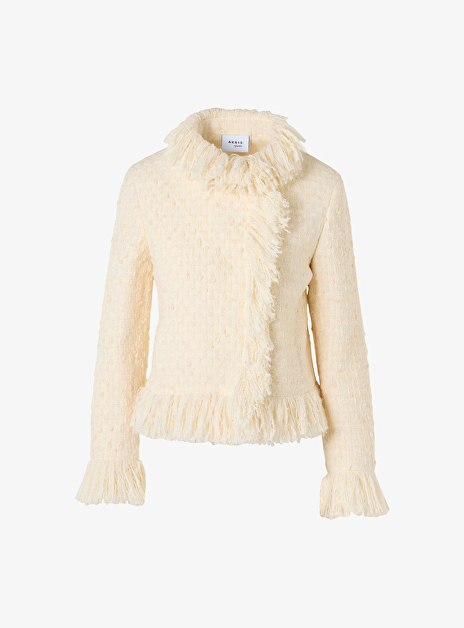 Blazer Bouclè Wol Off White