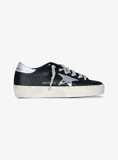 Hi star zwart met zilveren ster