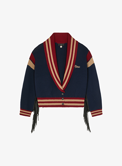 College Of Aloha Cardi-Bomber Marine Multicolor