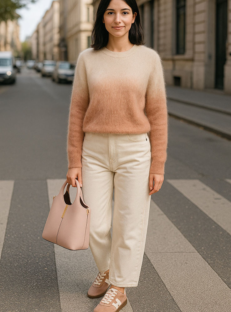 Iris von Arnim in the city..