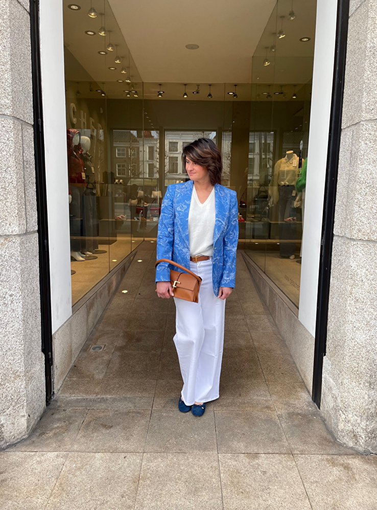 Etro, styled with Tod's