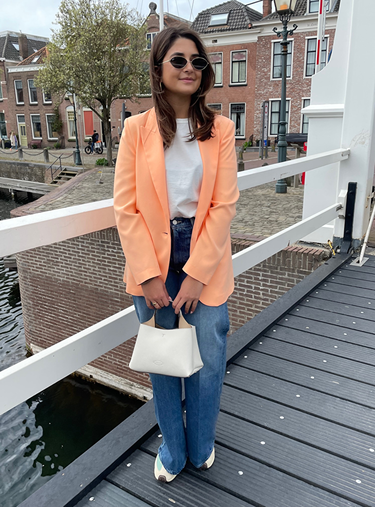 Casual with a pop of color