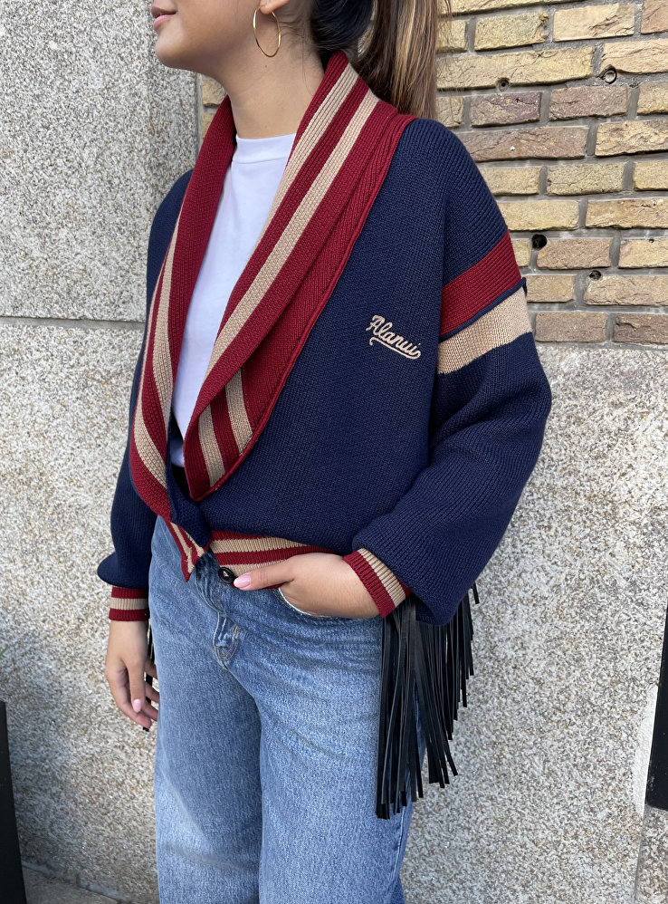 Statement Knitwear, With A Touch Of Fringe